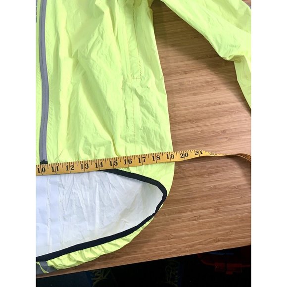Castelli Mens Sz Small Pro Fit Light Rain Jacket Yellow - Picture 4 of 7